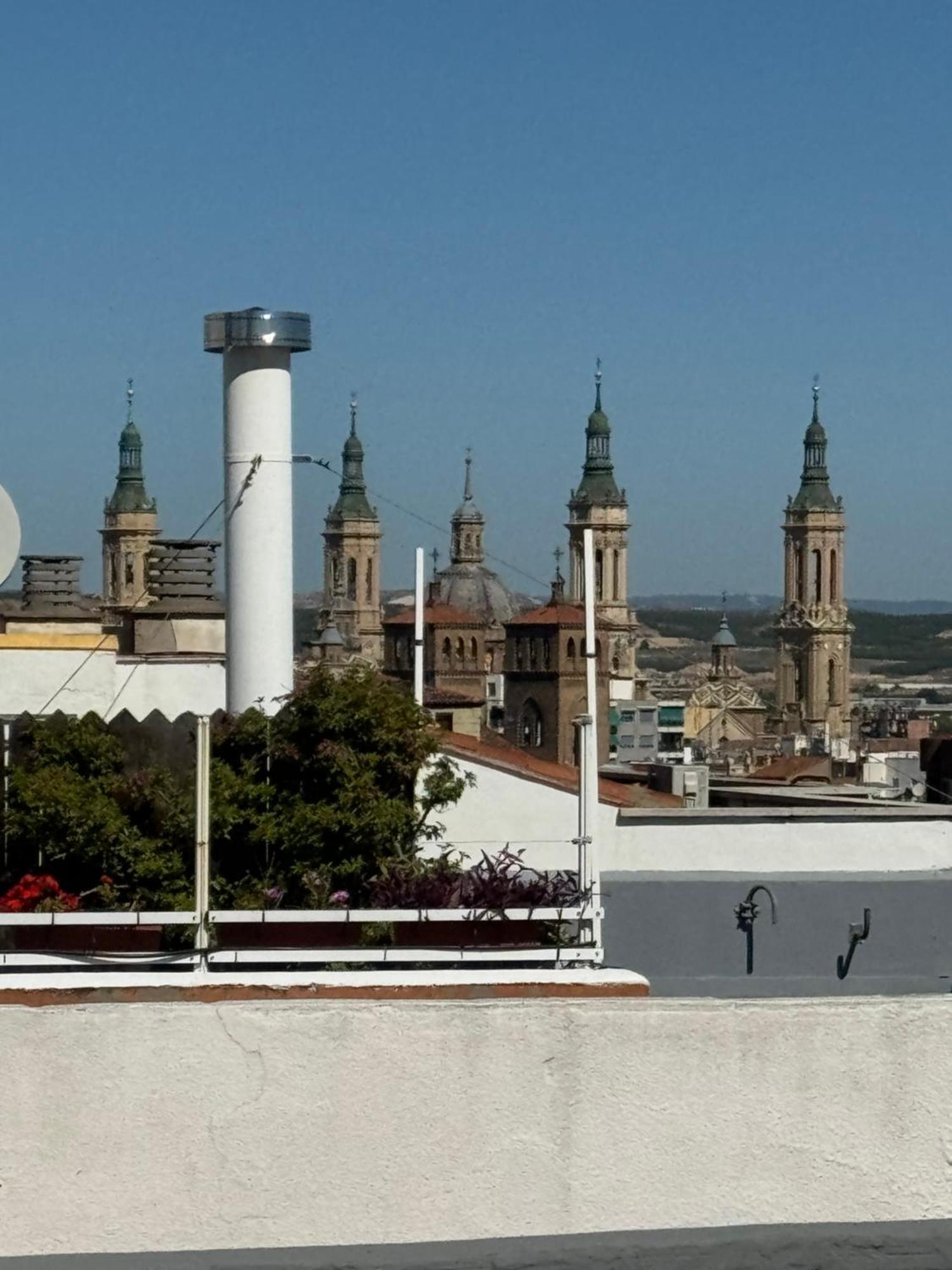 Apartamento Atico Centro Sol Y Vistas Zaragoza Exterior foto